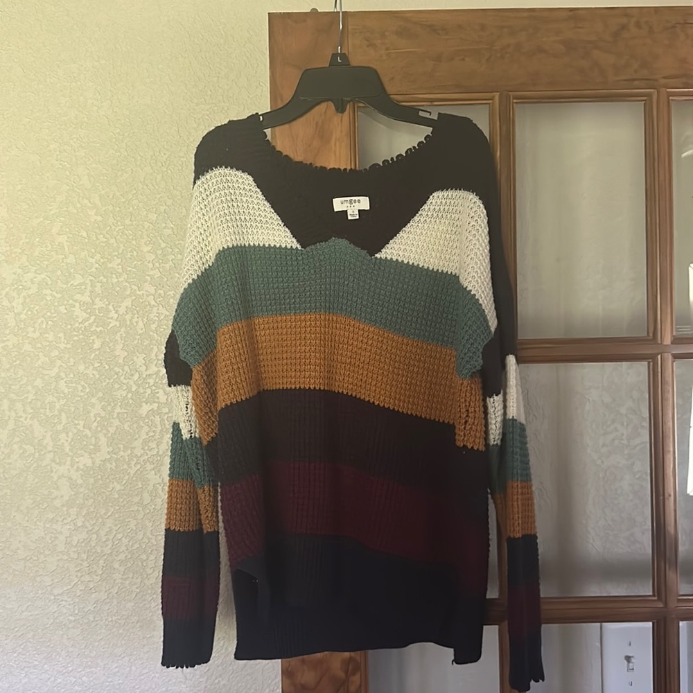 Umgee knit multicolored sweater